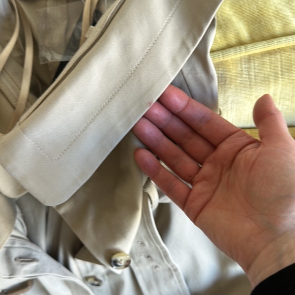 NWT Banana Republic Asymmetrical Trench Dress XS - Picture 8 of 9